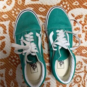 Vans Green suede sneakers
